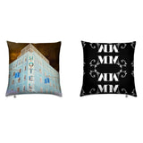Luxurious Velvet Square Sofa Cushion Pillow 20" x 20" - NYC Hotel