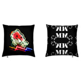 MizDragonfly Decorative Velvet Pillow Cushion Icecream Front Back