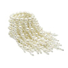 MizDragonfly Jewelry Aqua Pearl Waterfall White Fringe Bracelet