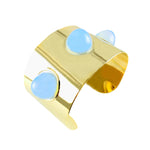 MizDragonfly Jewelry Axial VIntage Gold Dome Bracelet