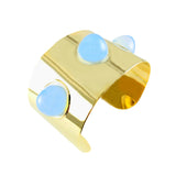 MizDragonfly Jewelry Axial VIntage Gold Dome Bracelet