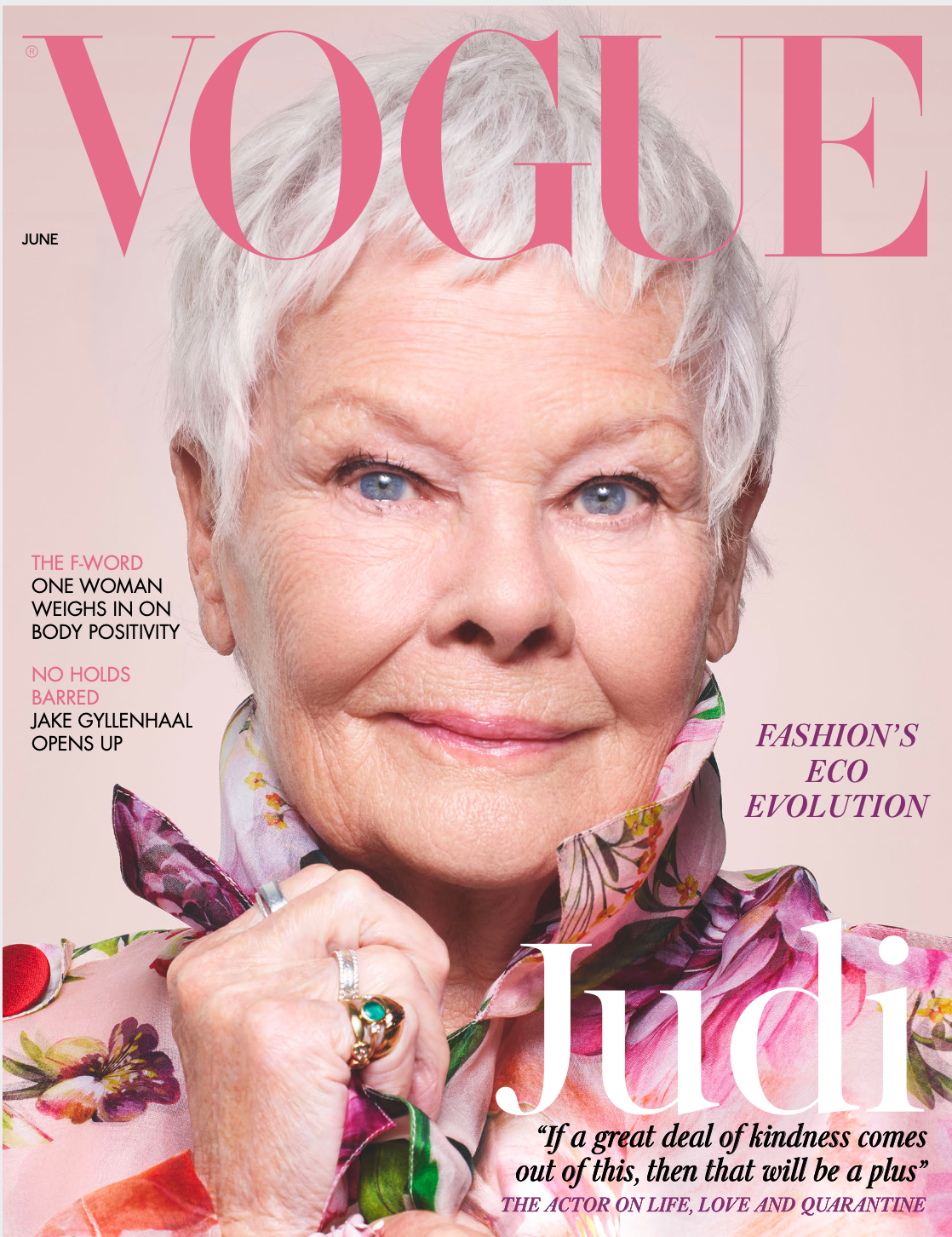 MizDragonfly Jewelry Bee Bracelet British Vogue Cover Dame Judi Dench