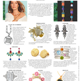 Just Bee Rhinestone Vintage Frosty Dome Cuff Bracelet - Seen In British Vogue
