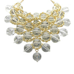 MizDragonfly Jewelry Clear Bubble Cluster Choker Necklace Gallery