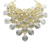 MizDragonfly Jewelry Clear Bubble Cluster Choker Necklace Gallery