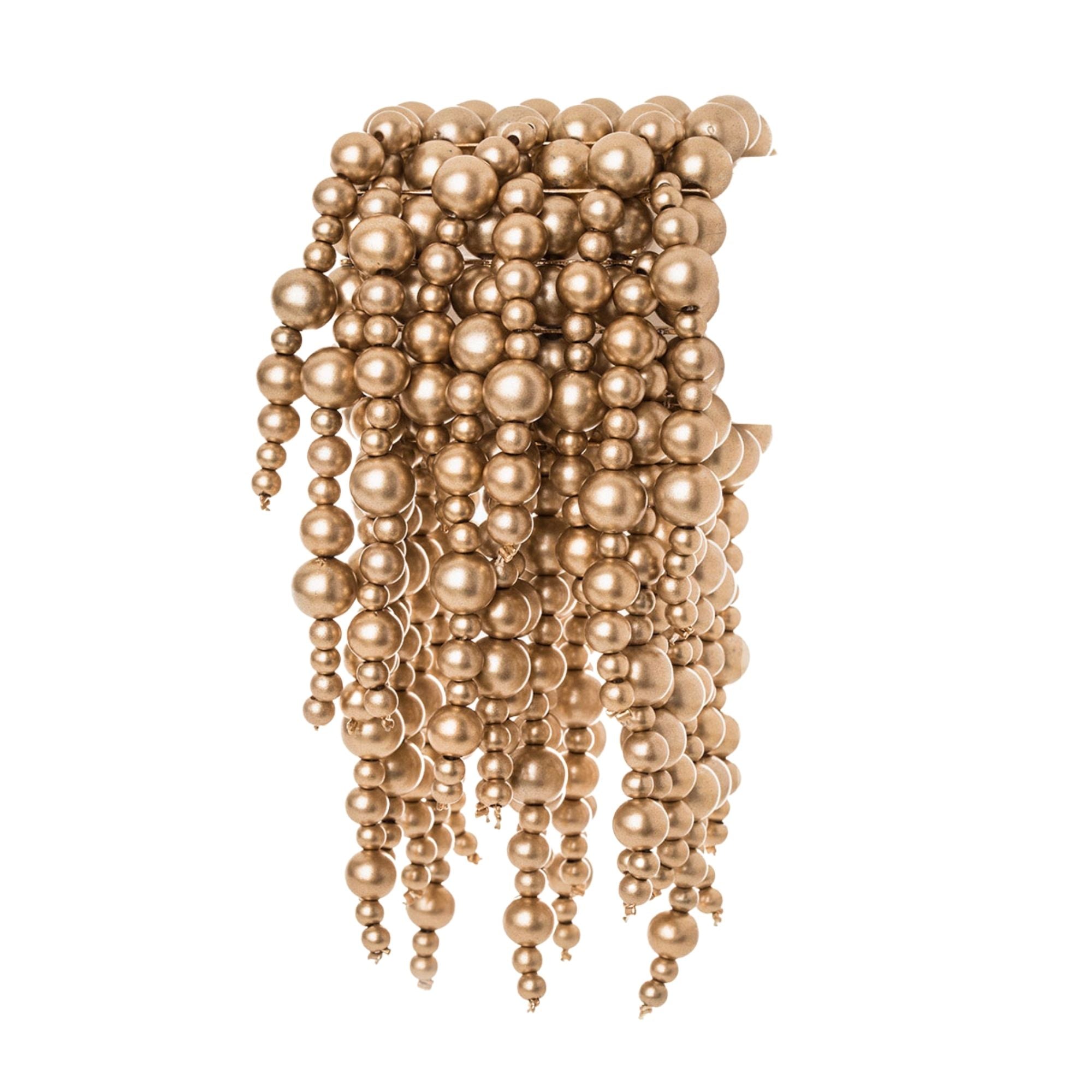 MizDragonfly Jewelry Eau Golden Pearl Statement Bracelet
