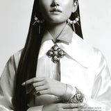 MizDragonfly Jewelry Farrah Spike Earrings VietSun Magazine Cover