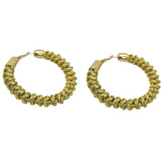 MizDragonfly Jewelry Gold Rope Mesh Metallic Earrings Gallery