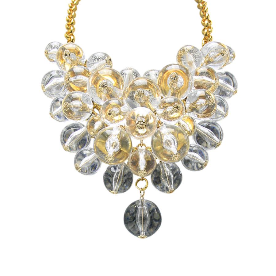 MizDragonfly Jewelry Lucite Beaded Bib Necklace Gallery