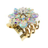 Marguerite Crystal Statement Bracelet