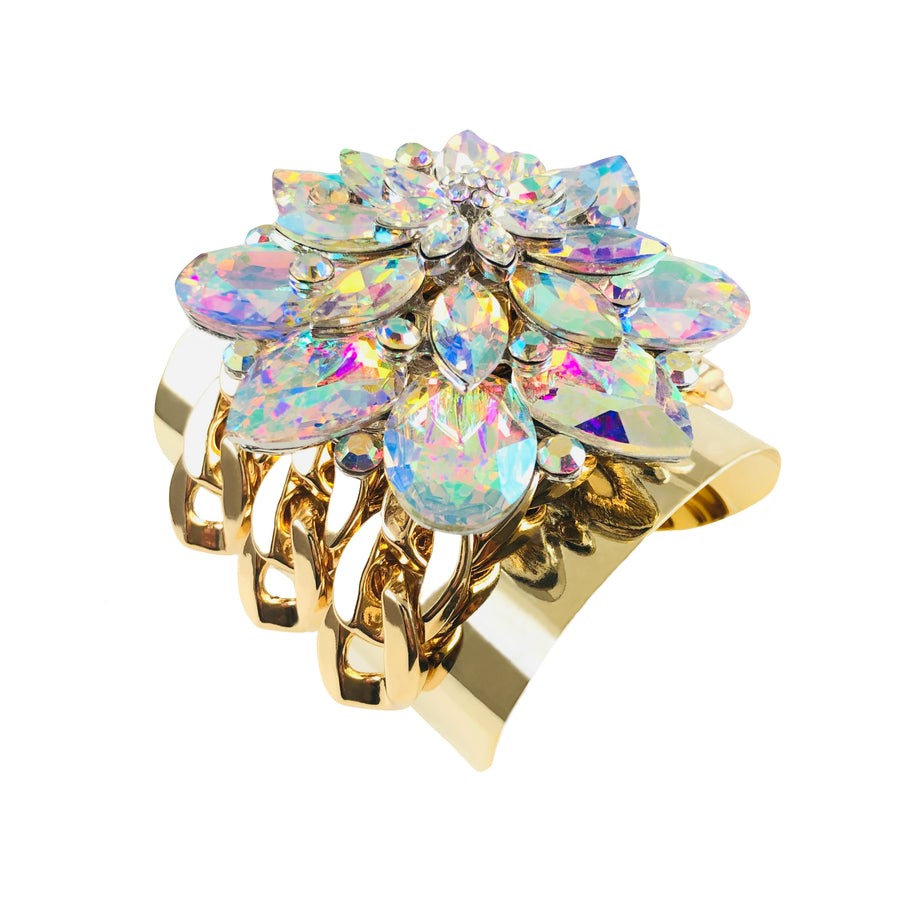 Marguerite Crystal Statement Bracelet - As seen in British Vogue August 2020