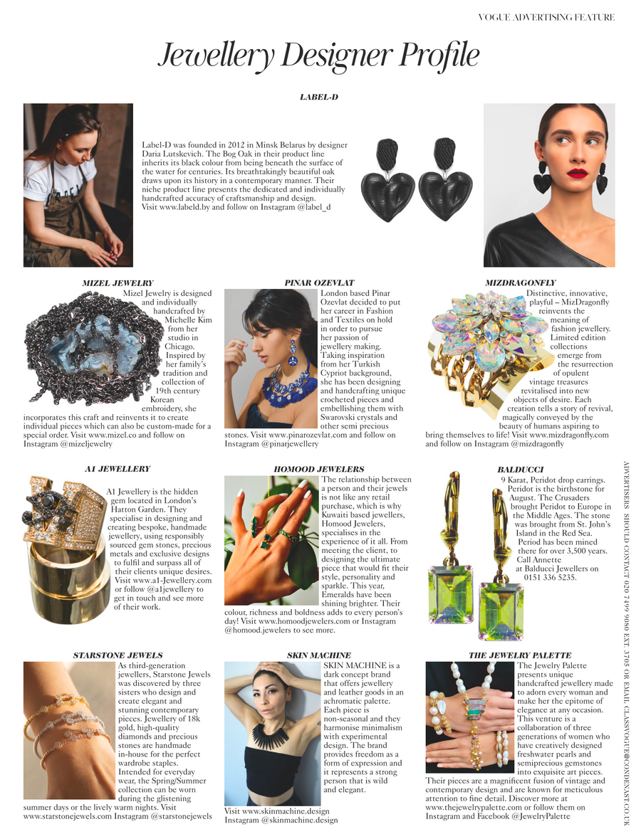 Marguerite Crystal Statement Bracelet - As seen in British Vogue August 2020