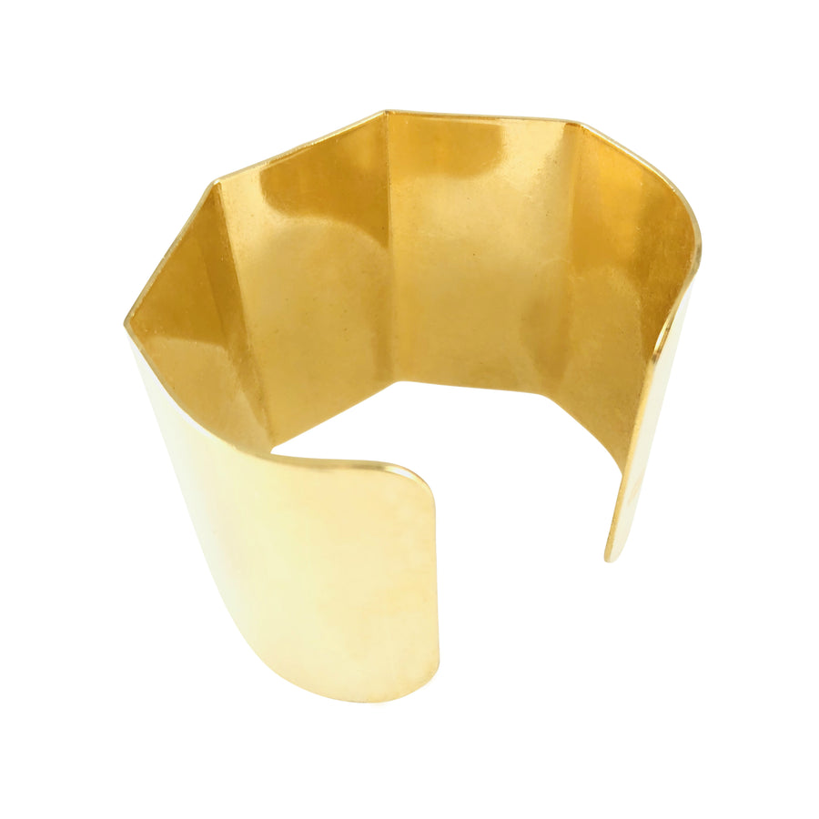 MizDragonfly Jewelry Riviera Vintage Lucite Gold Geometric Bracelet Back