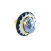 MizDragonfly Jewelry Vintage Hematite Scarab Charm Adjustable Ring Gallery