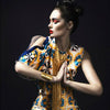 MizDragonfly-Jewelry Vintage Couture Gold Cuff Bracelet Glassbook Magazine