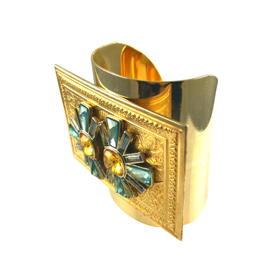 MizDragonfly Jewelry Vintage Solar Aztech Bracelet Right