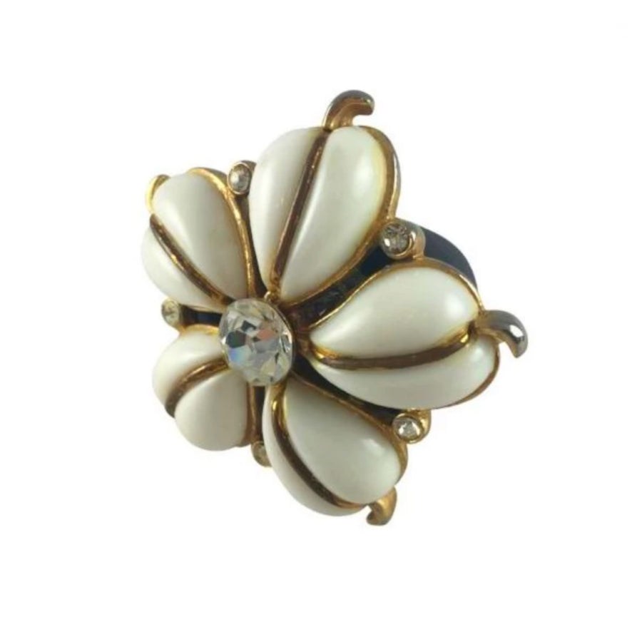 Jasmine Flower Wood Ring