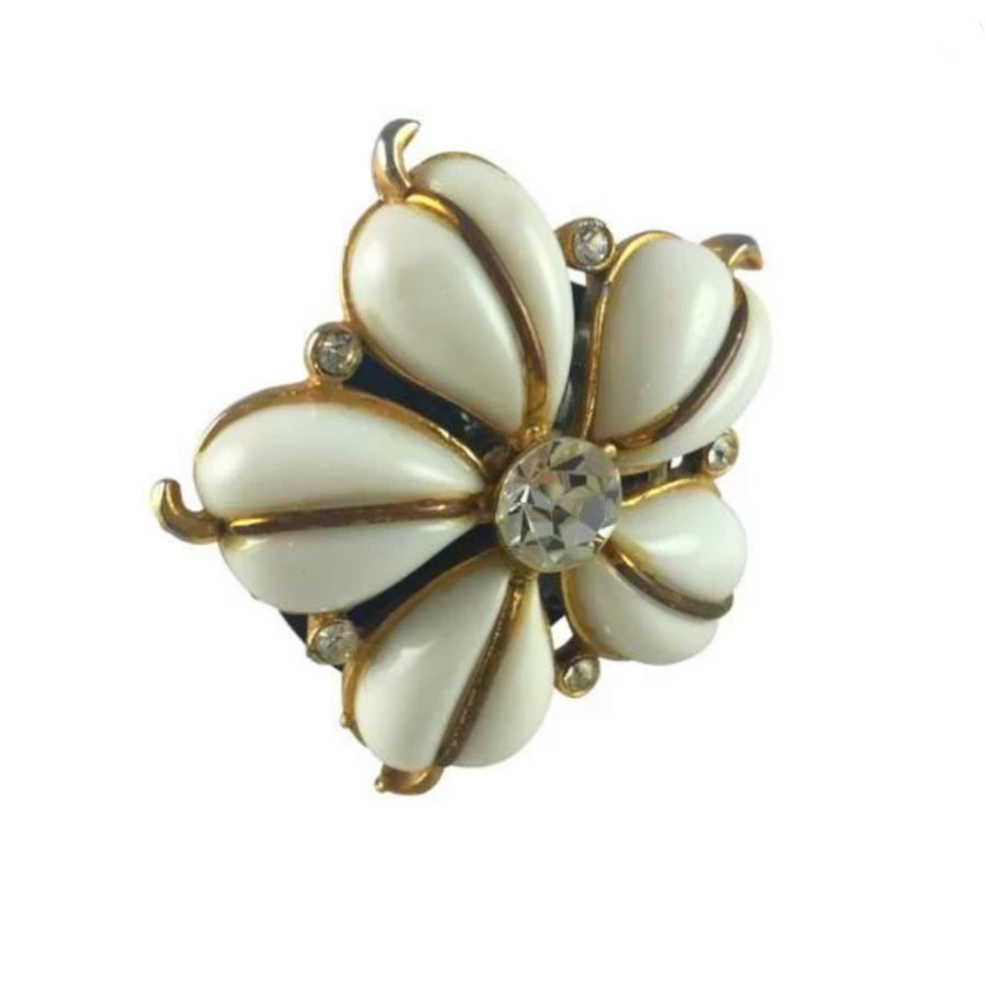 Jasmine Flower Wood Ring