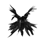 MizDragonfly Accessories Covet Real_Black Feather Collar Valentine Collection