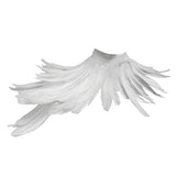 Surrender Natural White Feather Shrug Cape