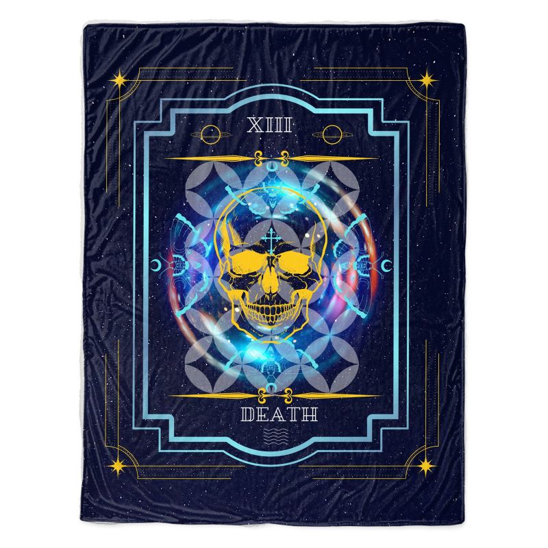 Limited Edition Luxurious Fleece Throw - Major Arcana Collection - Death
