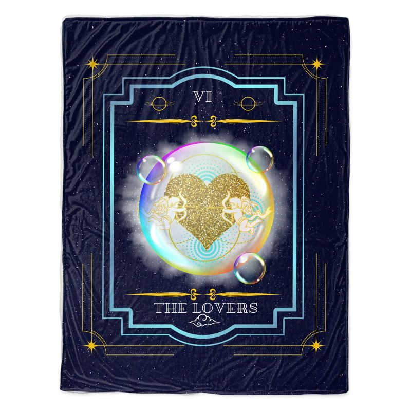 Limited Edition Luxurious Fleece Throw - Major Arcana Collection - The Lovers