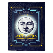 MizDragonfly Decor Fleece Throw The Moon