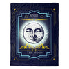 MizDragonfly Decor Fleece Throw The Moon