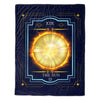 MizDragonfly Decor Fleece Throw The Sun