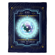 MizDragonfly Decor Fleece Throw The World Gallery