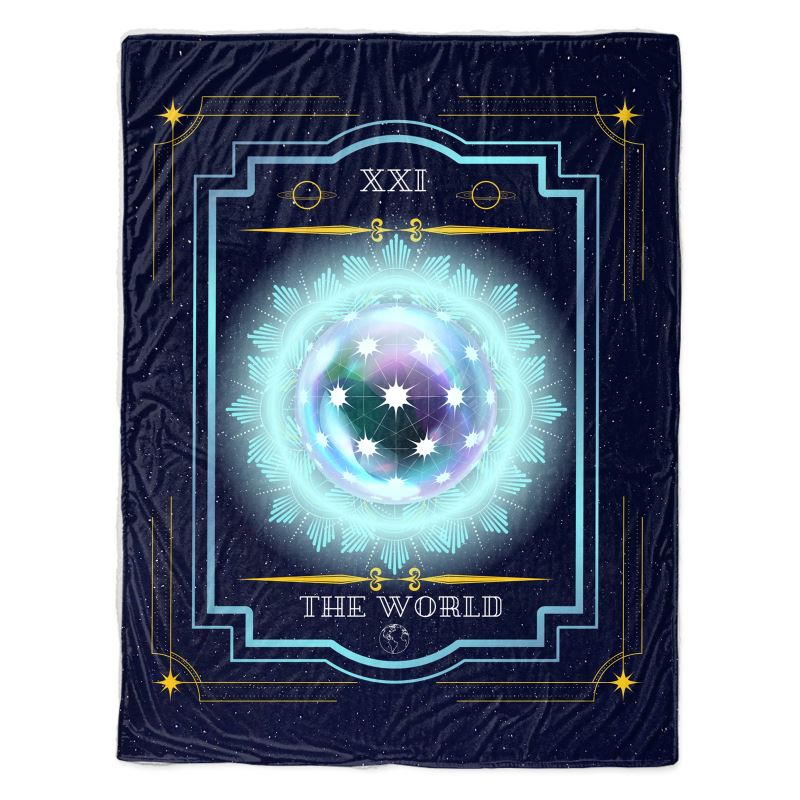 MizDragonfly Decor Fleece Throw The World Gallery