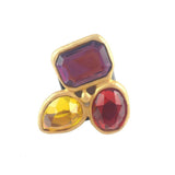 MizDragonfly Jewelry Glitz Multi Colour Wood Ring