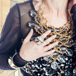 MizDragonfly Jewelry Gold Vintage Ring Model