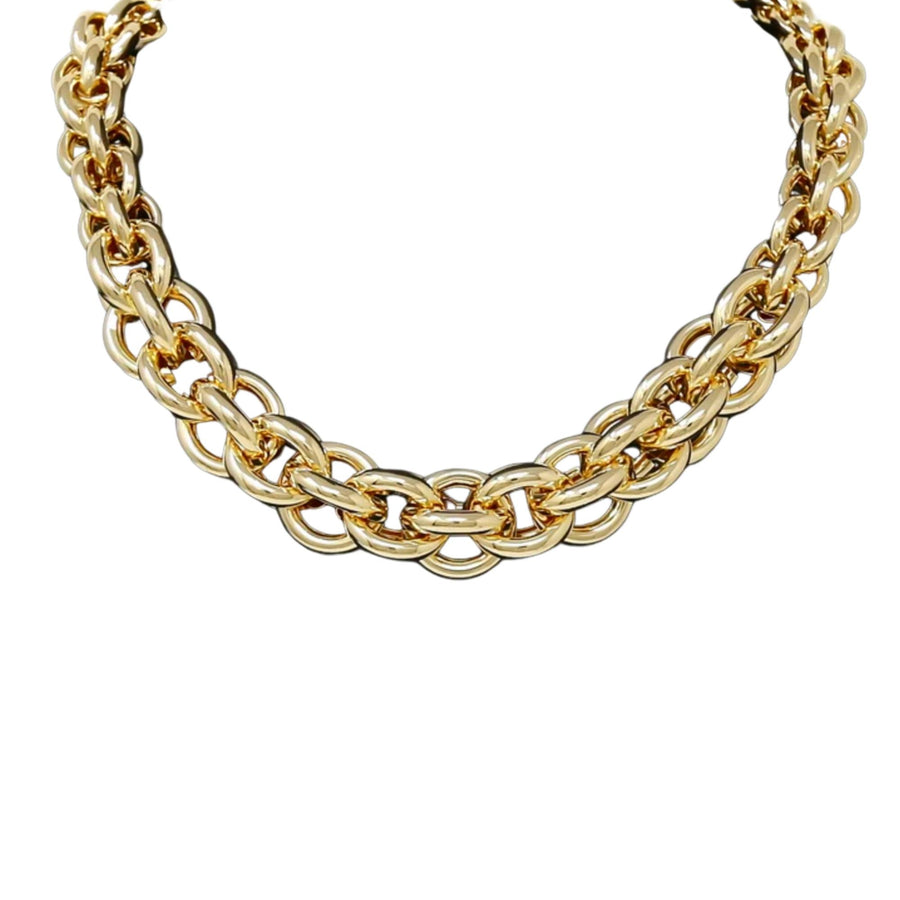 Reverie Gold Rope Chain Link Necklace