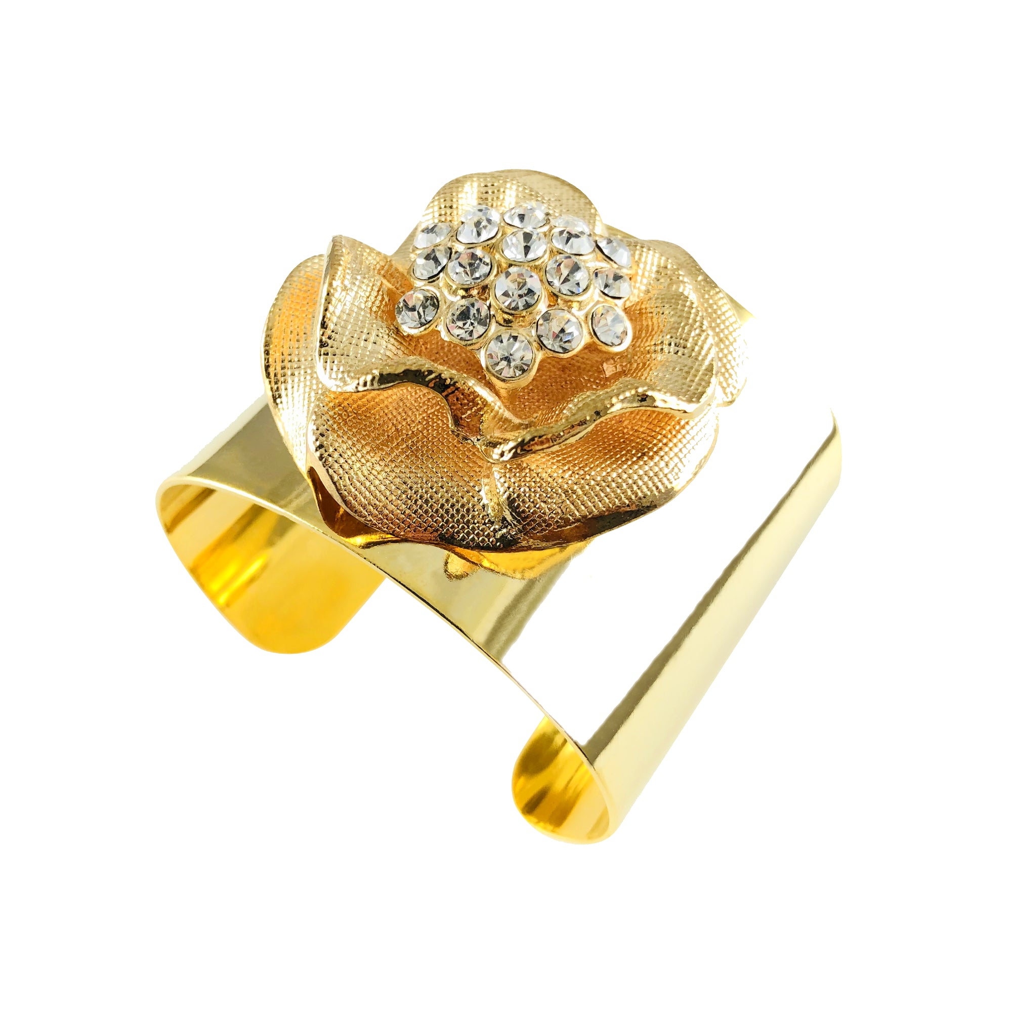 Mizdragonfly Jewelry Adriatix Rose Gold Cuff Bracelet Angle