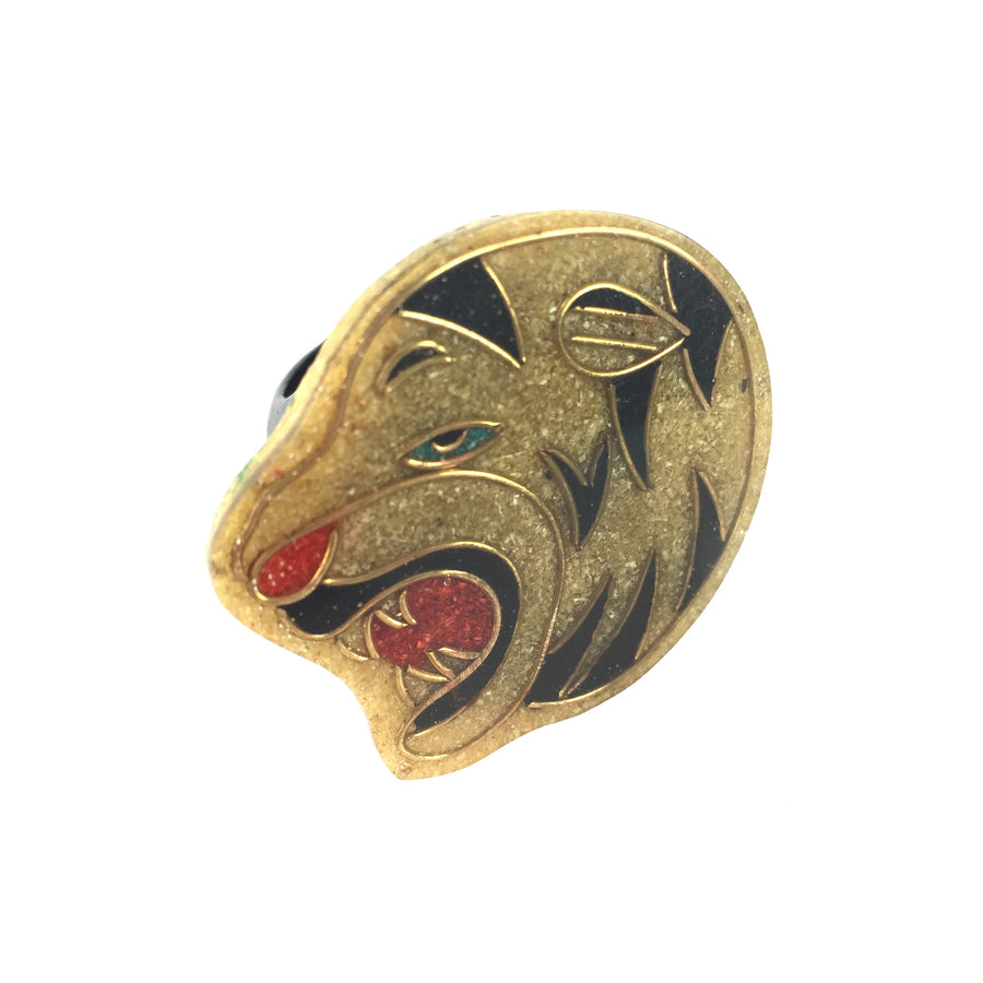 Tiger Vintage Lucite Ring - As seen in BLOWE Magazine