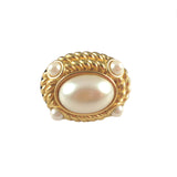 Paris Pearl Wood Ring - As seen in Tatalum Magazine