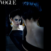 MizDragonfly Jewelry White Diamond Filigree Earrings Vogue Italia