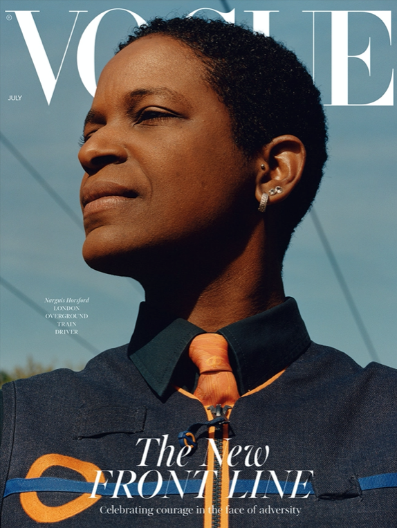 Amulet Vintage Hematite Scarab Geometric Gold Bracelet - As seen in British Vogue July 2020