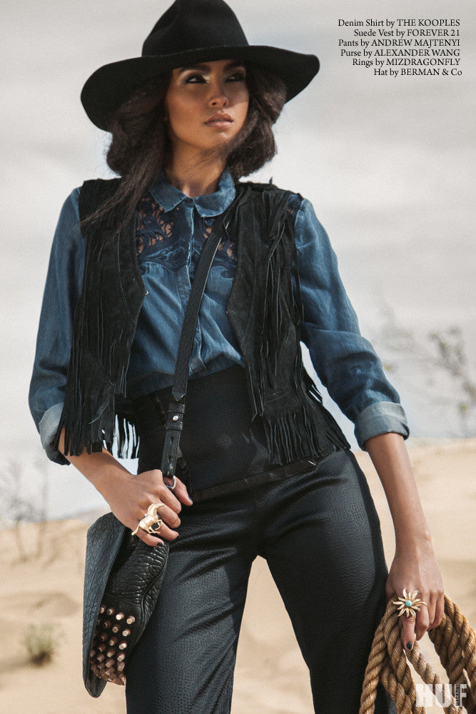 Gallop Gold Wood Ring - As seen in HUF Magazine